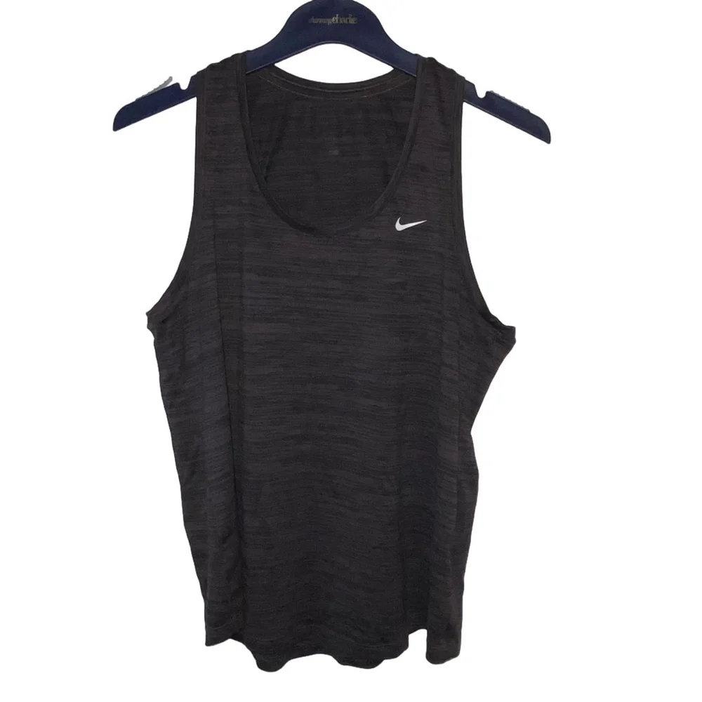 Nike Dark Gray Black Athletic Tank Top Size M
